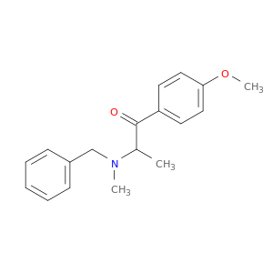 1-Propanone, 1-(4-methoxyphenyl)-2-[methyl(phenylmethyl)amino]-