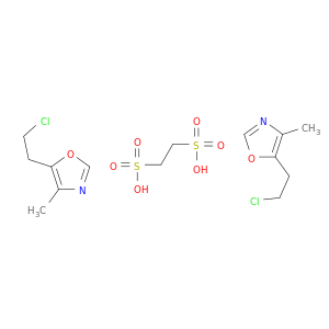 ethane-1,2-disulfonic acid- 5-(2-chloroethyl)-4-methyl-1,3-oxazole(1:2)