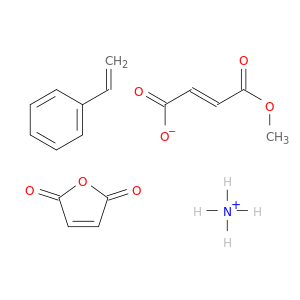 2-丁二酸(2Z)-,1-甲酯,具有乙苯苯的聚合物和2,5-呋喃酮,铵盐