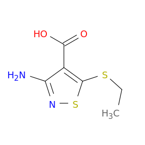 4-Isothiazolecarboxylicacid, 3-amino-5-(ethylthio)-