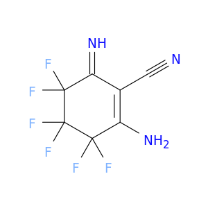 1-Cyclohexene-1-carbonitrile, 2-amino-3,3,4,4,5,5-hexafluoro-6-imino-