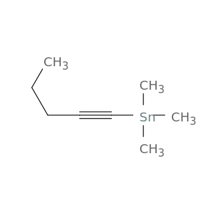 Stannane, trimethyl-1-pentynyl-