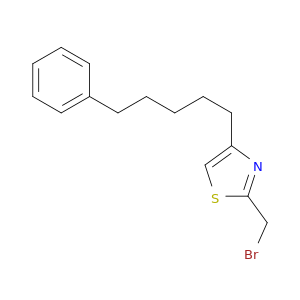 Thiazole, 2-(bromomethyl)-4-(5-phenylpentyl)-
