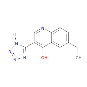 4-Quinolinol, 6-ethyl-3-(1H-tetrazol-5-yl)-