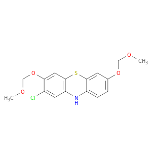 10H-Phenothiazine, 2-chloro-3,7-bis(methoxymethoxy)-