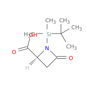 (4s)-N-(叔丁基二甲基硅)氮杂环丁烷-2-酮-4-羧酸