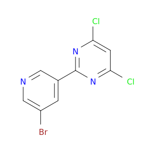 Pyrimidine, 2-(5-bromo-3-pyridinyl)-4,6-dichloro-