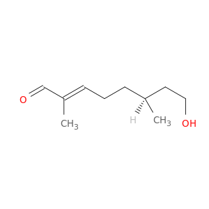 2-Octenal, 8-hydroxy-2,6-dimethyl-, (2E,6S)-
