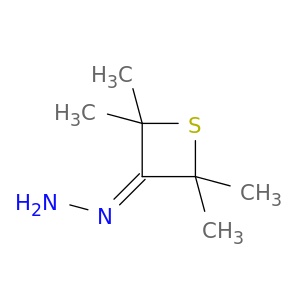 3-Thietanone, 2,2,4,4-tetramethyl-, hydrazone