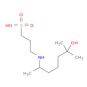 1-Propanesulfonic acid, 3-[(5-hydroxy-1,5-dimethylhexyl)amino]-