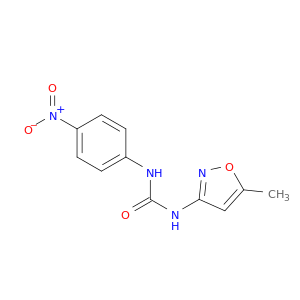 Urea, N-(5-methyl-3-isoxazolyl)-N'-(4-nitrophenyl)-