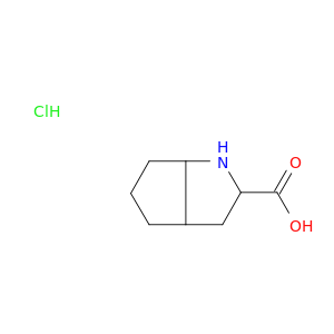 Cyclopenta[b]pyrrole-2-carboxylicacid, octahydro-, hydrochloride (1:1)