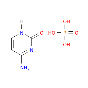2(1H)-Pyrimidinone, 4-amino-, phosphate (1:1)