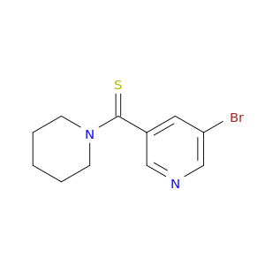 Piperidine, 1-[(5-bromo-3-pyridinyl)thioxomethyl]-