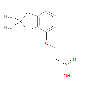 3-[(2,2-Dimethyl-2,3-dihydro-1-benzofuran-7-yl)oxy]propanoic Acid