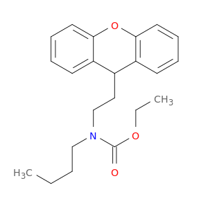 Carbamic acid, butyl[2-(9H-xanthen-9-yl)ethyl]-, ethyl ester