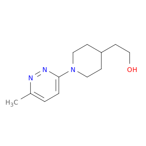 4-Piperidineethanol, 1-(6-methyl-3-pyridazinyl)-