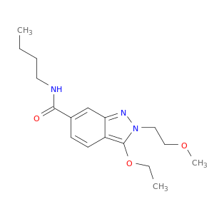 2H-Indazole-6-carboxamide, N-butyl-3-ethoxy-2-(2-methoxyethyl)-