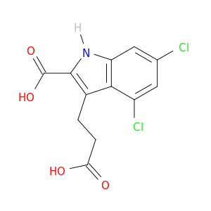 2-羧基-4,6-二氯-1H-吲哚-3-丙酸