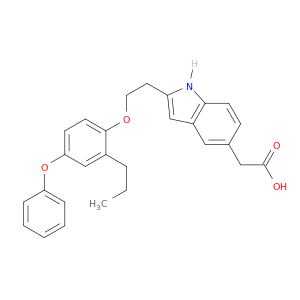 2-[2-(4-苯氧基-2-丙基苯氧基)乙基]-1H-吲哚-5-乙酸