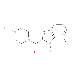 Piperazine, 1-[(7-bromo-1H-indol-2-yl)carbonyl]-4-methyl-