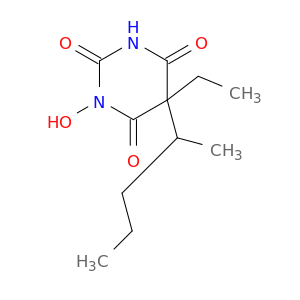 5-乙基-1-羟基-5-(1-甲基丁酯)-2,4,6(1h,3h,5h)-嘧啶四等