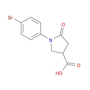 3-Pyrrolidinecarboxylicacid, 1-(4-bromophenyl)-5-oxo-