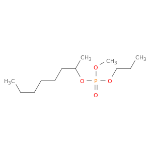 Phosphoric acid, methyl 1-methylheptyl propyl ester