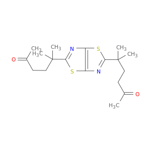 5,5'-[1,3]thiazolo[5,4-d][1,3]thiazole-2,5-diylbis(5-methylhexan-2-one)