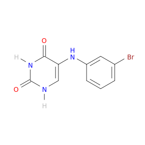 5-[(3-bromophenyl)amino]pyrimidine-2,4(1h,3h)-dione