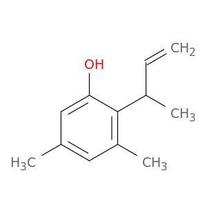 Phenol,3,5-dimethyl-2-(1-methyl-2-propen-1-yl)-