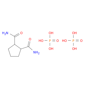 1,2-Cyclopentanedicarboxamide, phosphate (1:2)