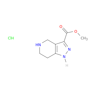 1H-吡唑[4,3-C]吡啶-3-羧酸,4,5,6,7-四氢,甲酯,盐酸盐(1：1)