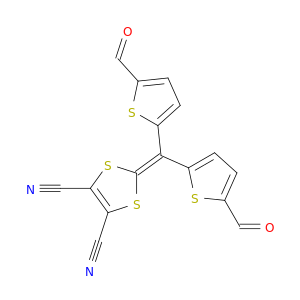 1,3-Dithiole-4,5-dicarbonitrile, 2-[bis(5-formyl-2-thienyl)methylene]-
