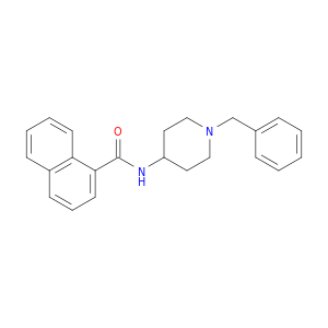 1-Naphthalenecarboxamide, N-[1-(phenylmethyl)-4-piperidinyl]-