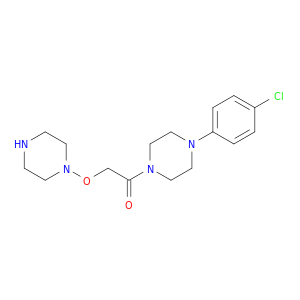 4-(4-(4-CHLOROPHENYL)-(PIPERAZIN-1-YL))CARBONYLMETHOXYPIPERAZINE