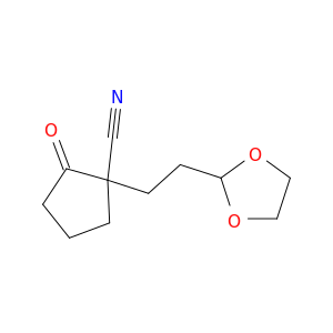 Cyclopentanecarbonitrile, 1-[2-(1,3-dioxolan-2-yl)ethyl]-2-oxo-