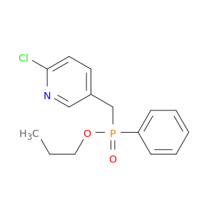 Phosphinic acid, P-[(6-chloro-3-pyridinyl)methyl]-P-phenyl-, propyl ester