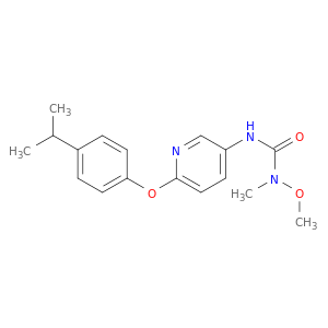 Urea, N-methoxy-N-methyl-N'-[6-[4-(1-methylethyl)phenoxy]-3-pyridinyl]-