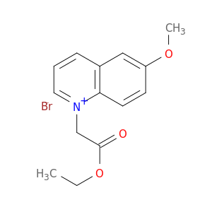 1-(2-乙氧基-2-氧代乙基)-6-甲氧基喹啉-1-鎓溴化物
