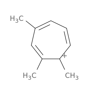 Cycloheptatrienylium, 1,2,4-trimethyl-