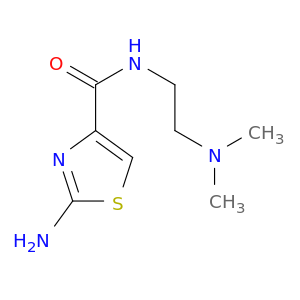 2-氨基-N-[2-(二甲基氨基)乙基]-4-噻唑甲基酰胺