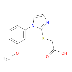 2-{[1-(3-Methoxyphenyl)-1H-imidazol-2-yl]sulfanyl}acetic Acid