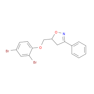 Isoxazole, 5-[(2,4-dibromophenoxy)methyl]-4,5-dihydro-3-phenyl-