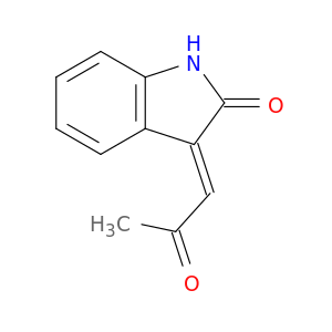 2H-Indol-2-one, 1,3-dihydro-3-(2-oxopropylidene)-, (E)-