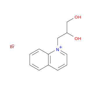 Quinolinium, 1-(2,3-dihydroxypropyl)-, bromide