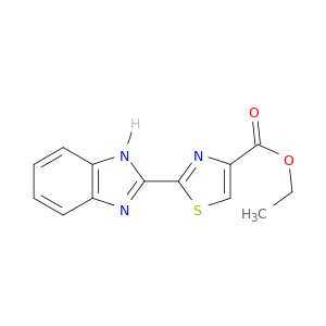 4-Thiazolecarboxylic acid, 2-(1H-benzimidazol-2-yl)-, ethyl ester