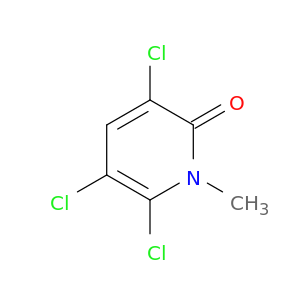 2(1H)-Pyridinone, 3,5,6-trichloro-1-methyl-