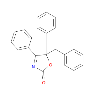 2(5H)-Oxazolone, 4,5-diphenyl-5-(phenylmethyl)-