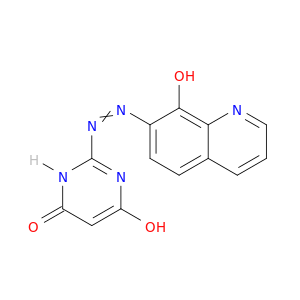 4(1H)-Pyrimidinone, 6-hydroxy-2-[(8-hydroxy-7-quinolinyl)azo]-